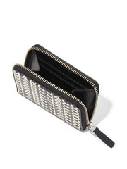 Marc Jacobs Monogram Zip Around Wallet Black/White