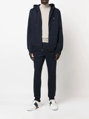 Polo Mens Essential Fleece Hoodie In Navy