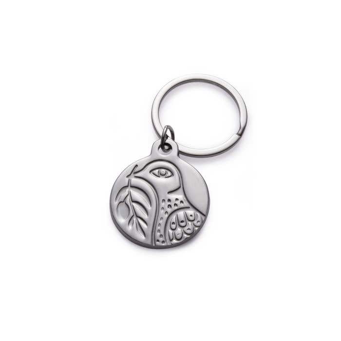 Carrol Boyes Peace Key Ring In Silver