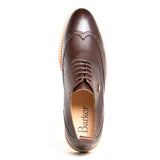 Barker Mens Henry Leather Formal Lace Up Shoe In Cognac