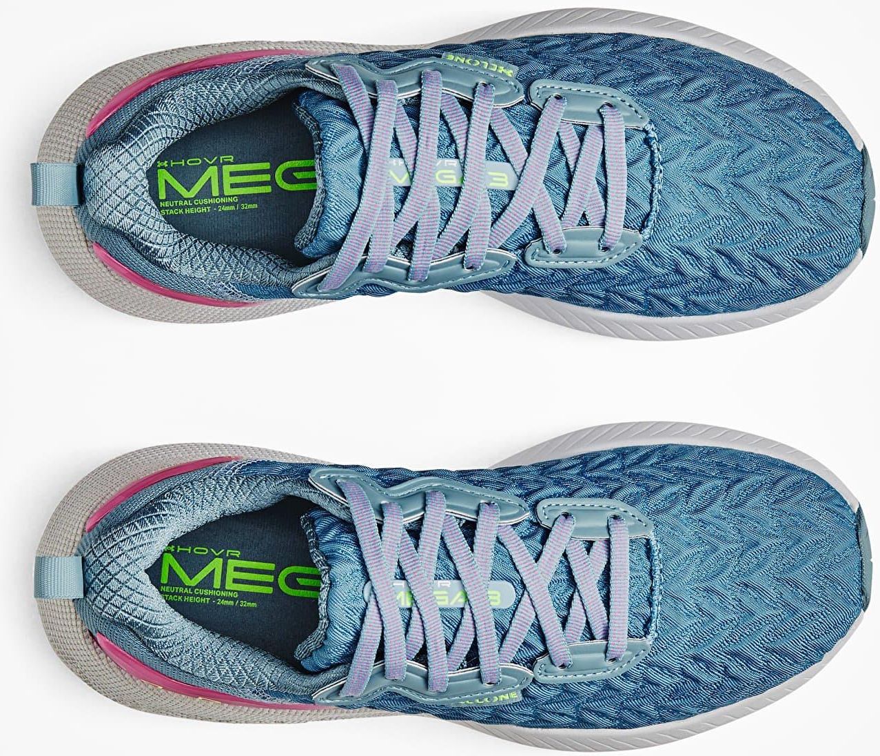 Under Armour Womens Hover Mega Shoes In Blue