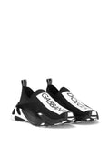 Dolce Gabbana Strtch Mesh Fst Sneaker Cs2172 Ah414 Black & White