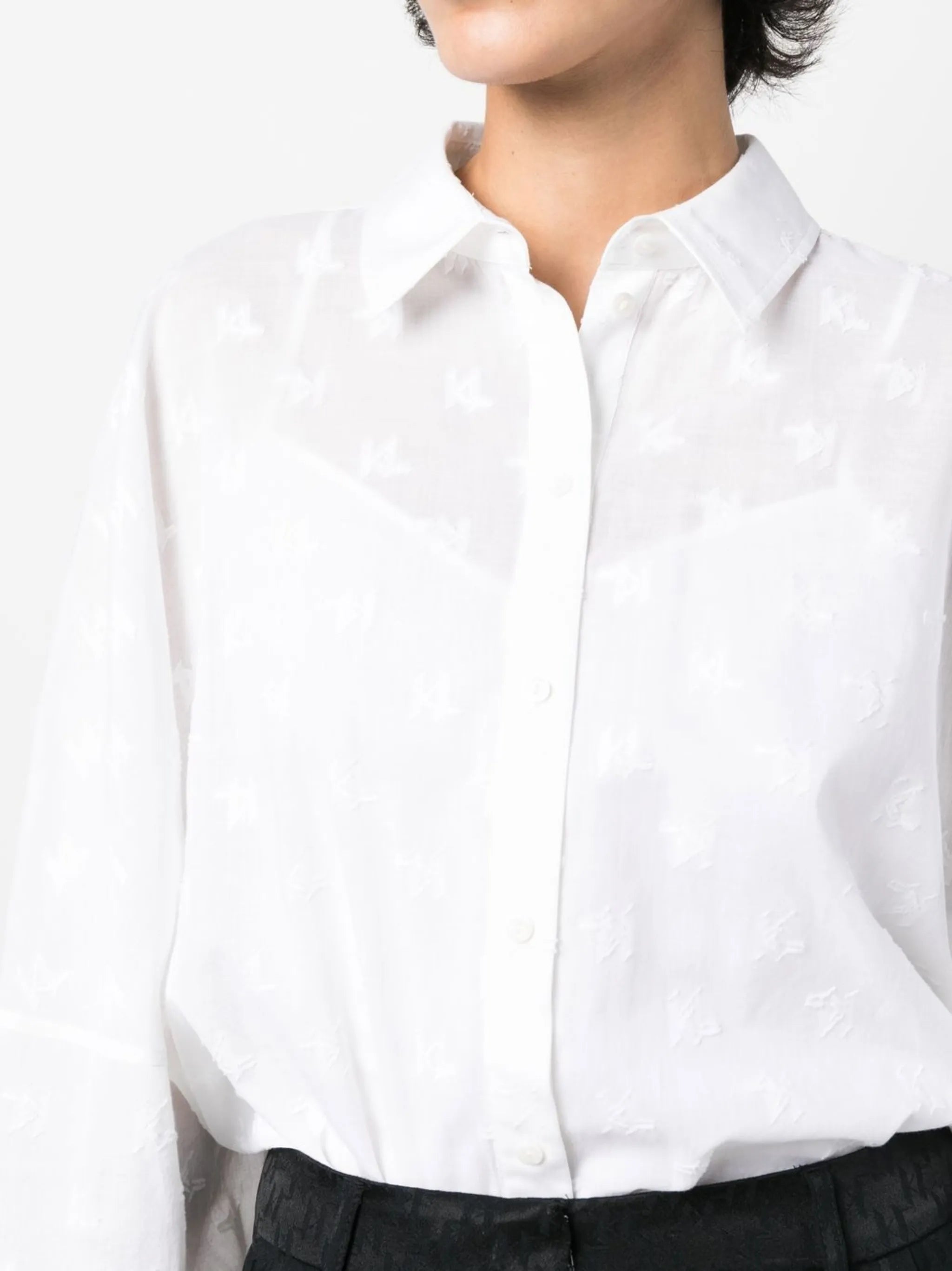 Karl Lagerfeld Ladies Shirt In White