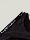 G-Star Raw Womens 3 Pack Black Briefs