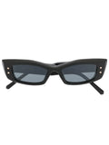 Valentino 52 Sunglasses For Women In Black
