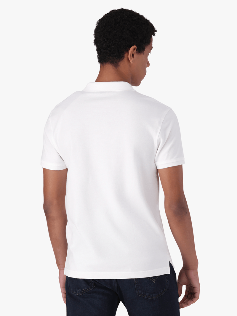 Levis Mens Ama Housemark Polo shirt In White