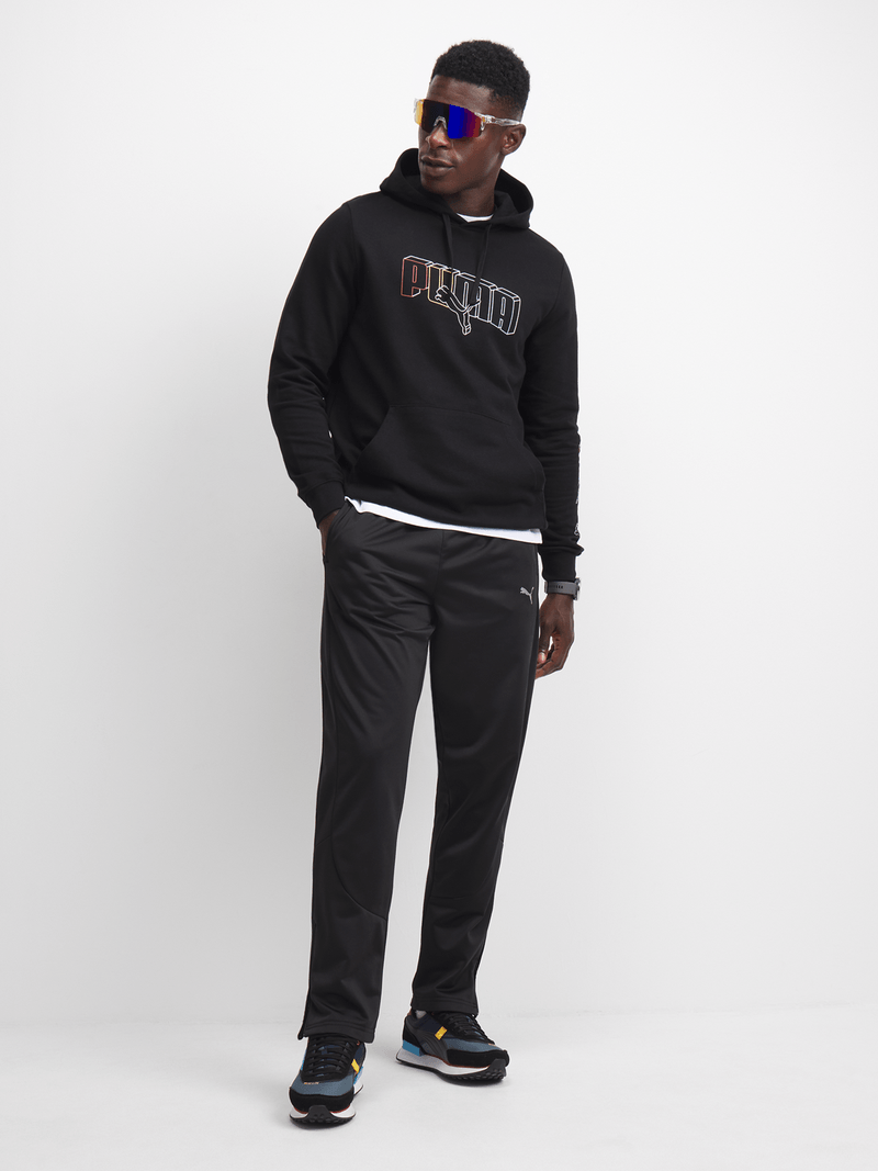 Puma Mens Black Ess Slim Tricot Pants
