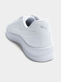 Puma Mens Court Classic Clean Shoes In White