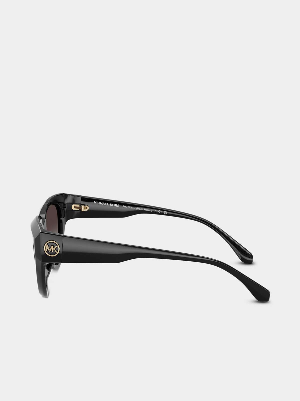 Michael Kors Womens Boca Raton Cat Eye Sunglasses In Black