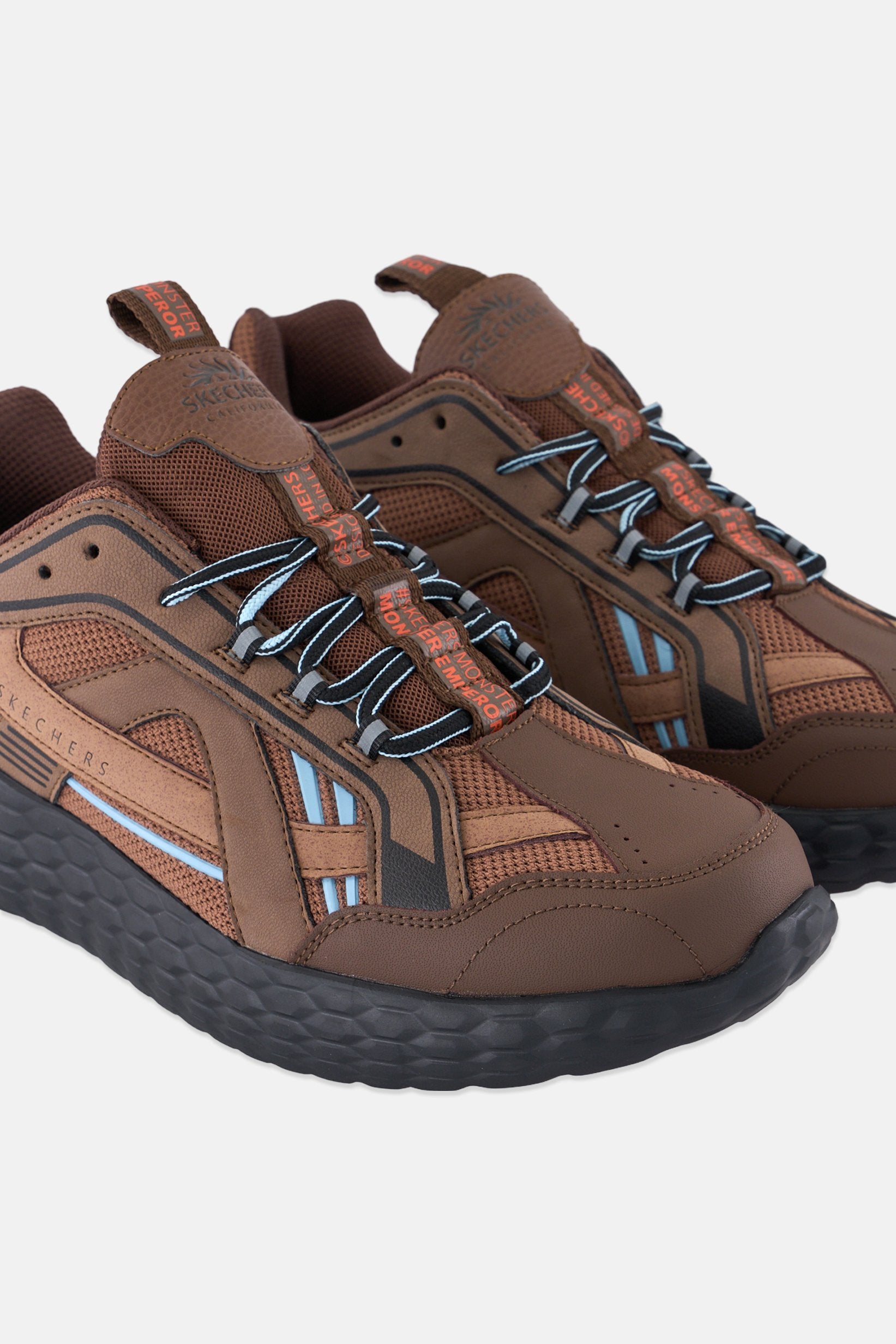 Skechers Mens Monster Emperor Shoes In Brown