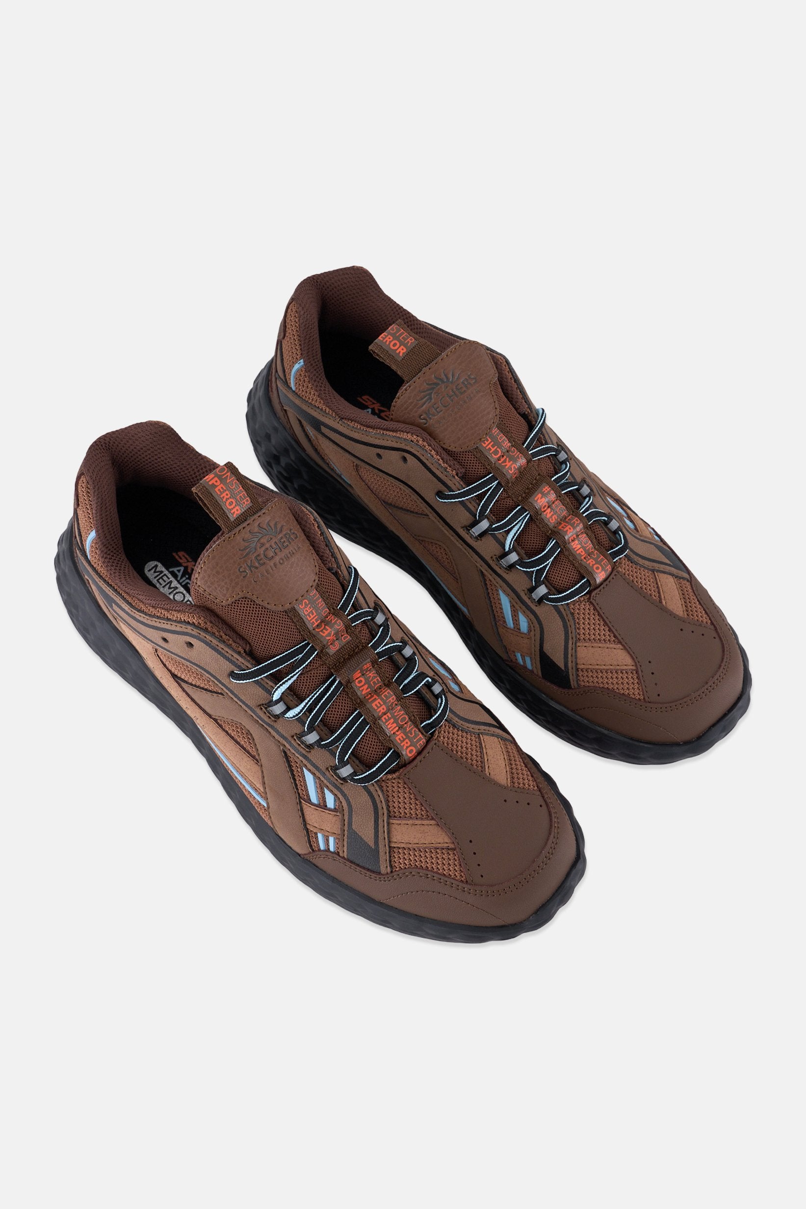 Skechers Mens Monster Emperor Shoes In Brown