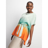 Pringle Peyton Ombre Blouse In Blue