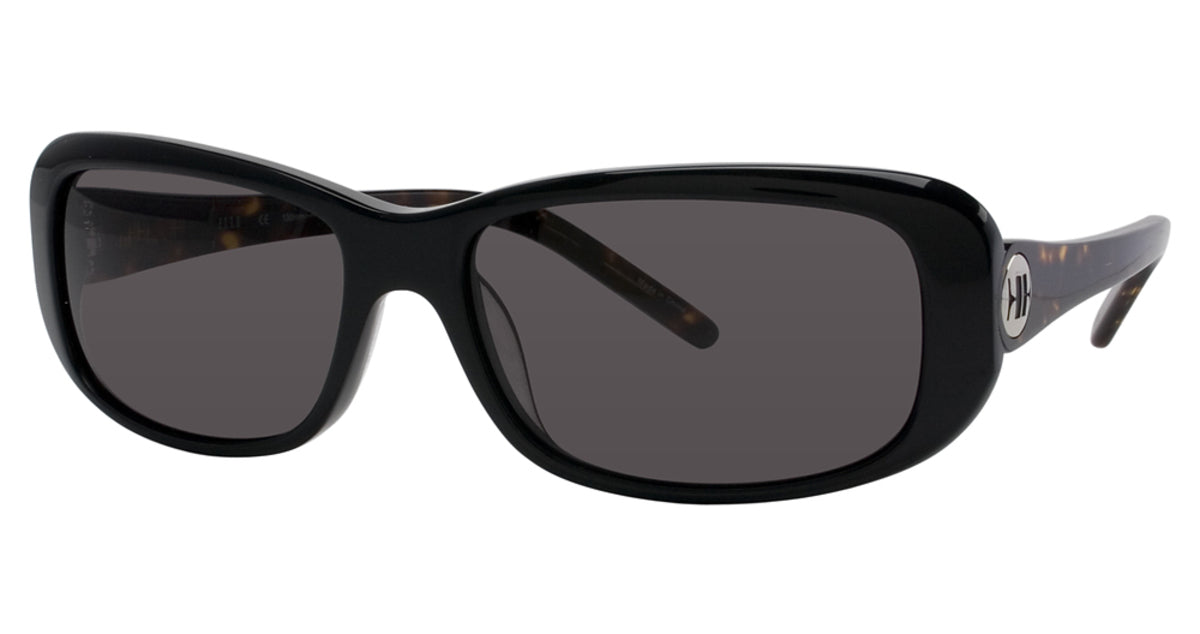Elle Rectangle Sunglasses In Black & Tortoise