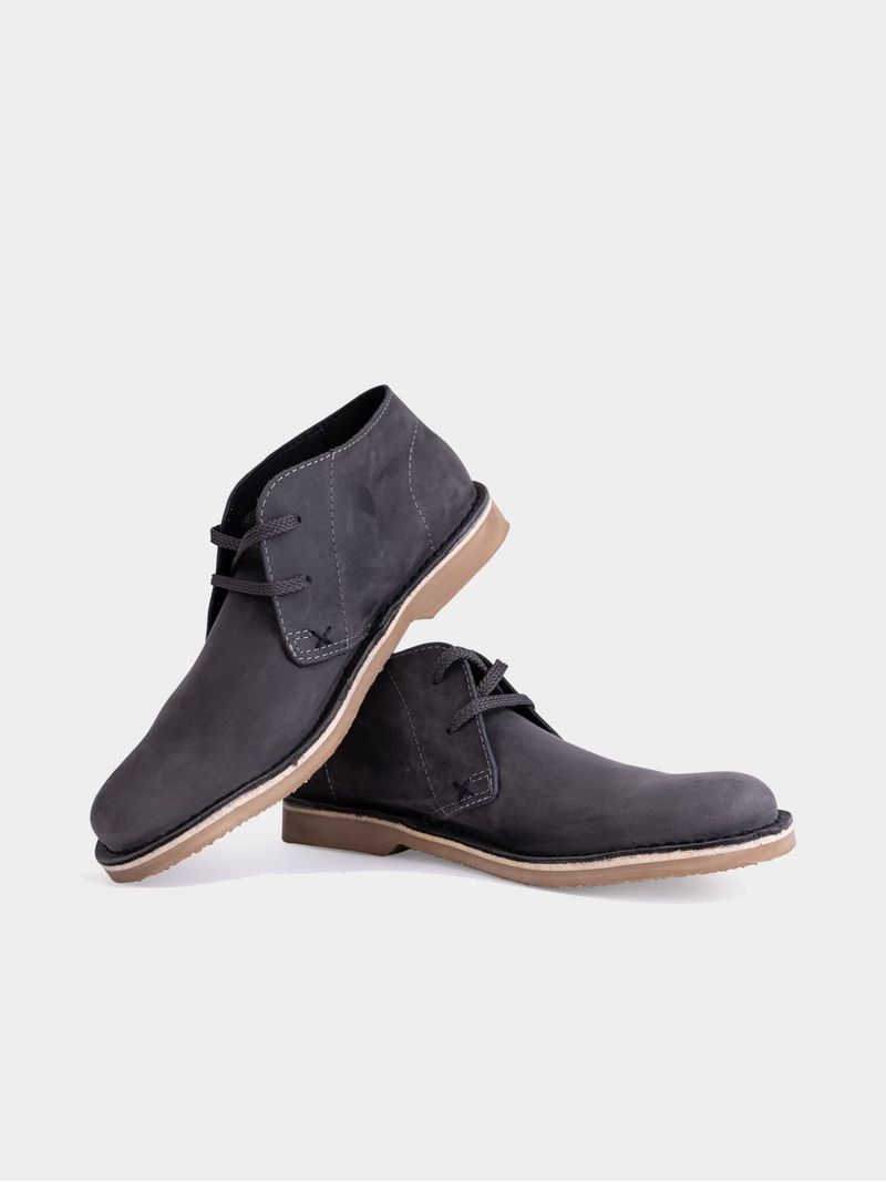 Grasshopper Mens Duke Shoes In Charcoal