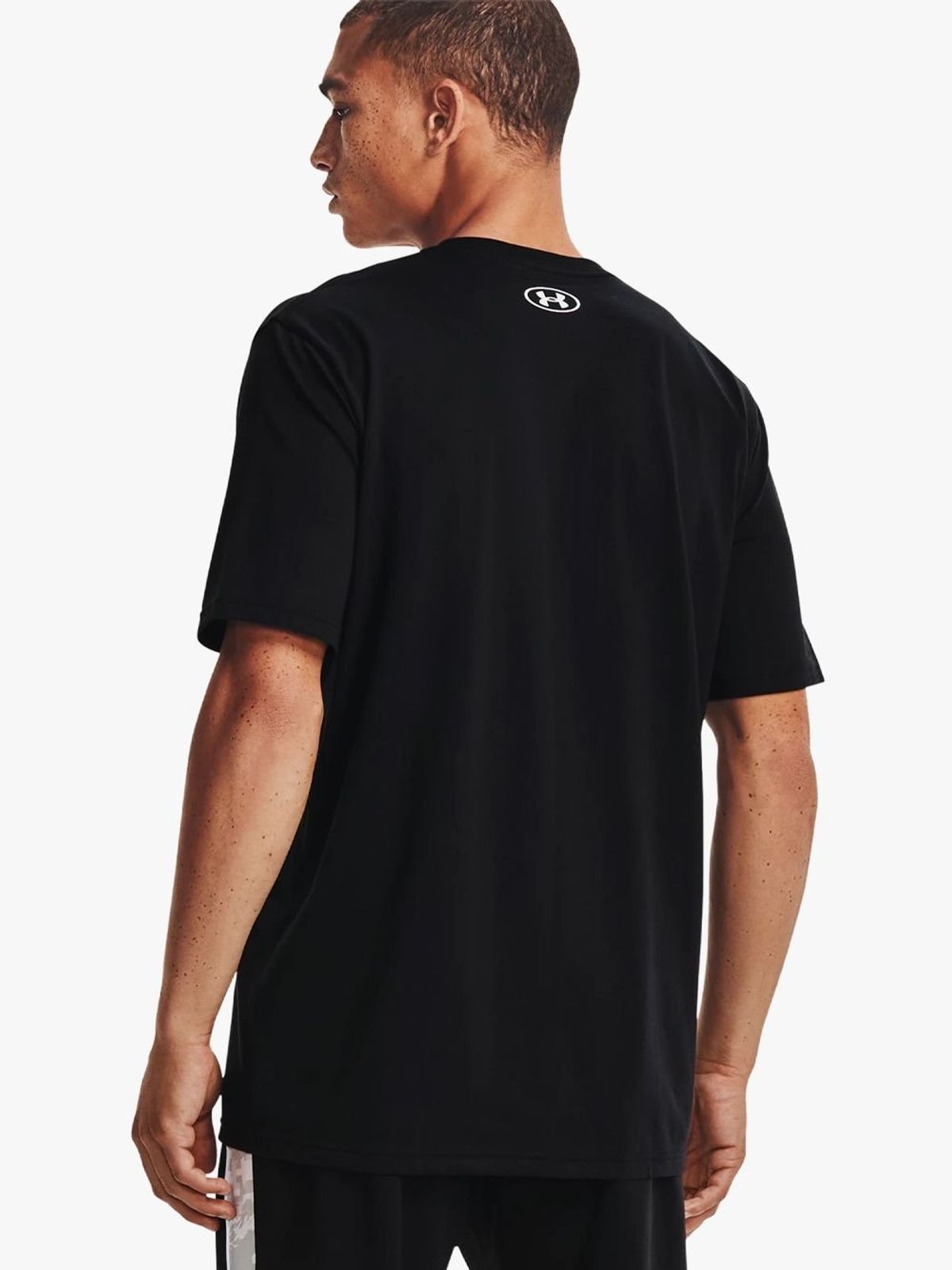 Under Armour Mens Abc Camo Boxed Logo Ss Black