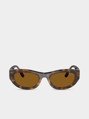 Vogue Womens Sunglasses In Brown