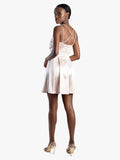 Sissy boy Ladies Mini Dress With Bodice In Champagne