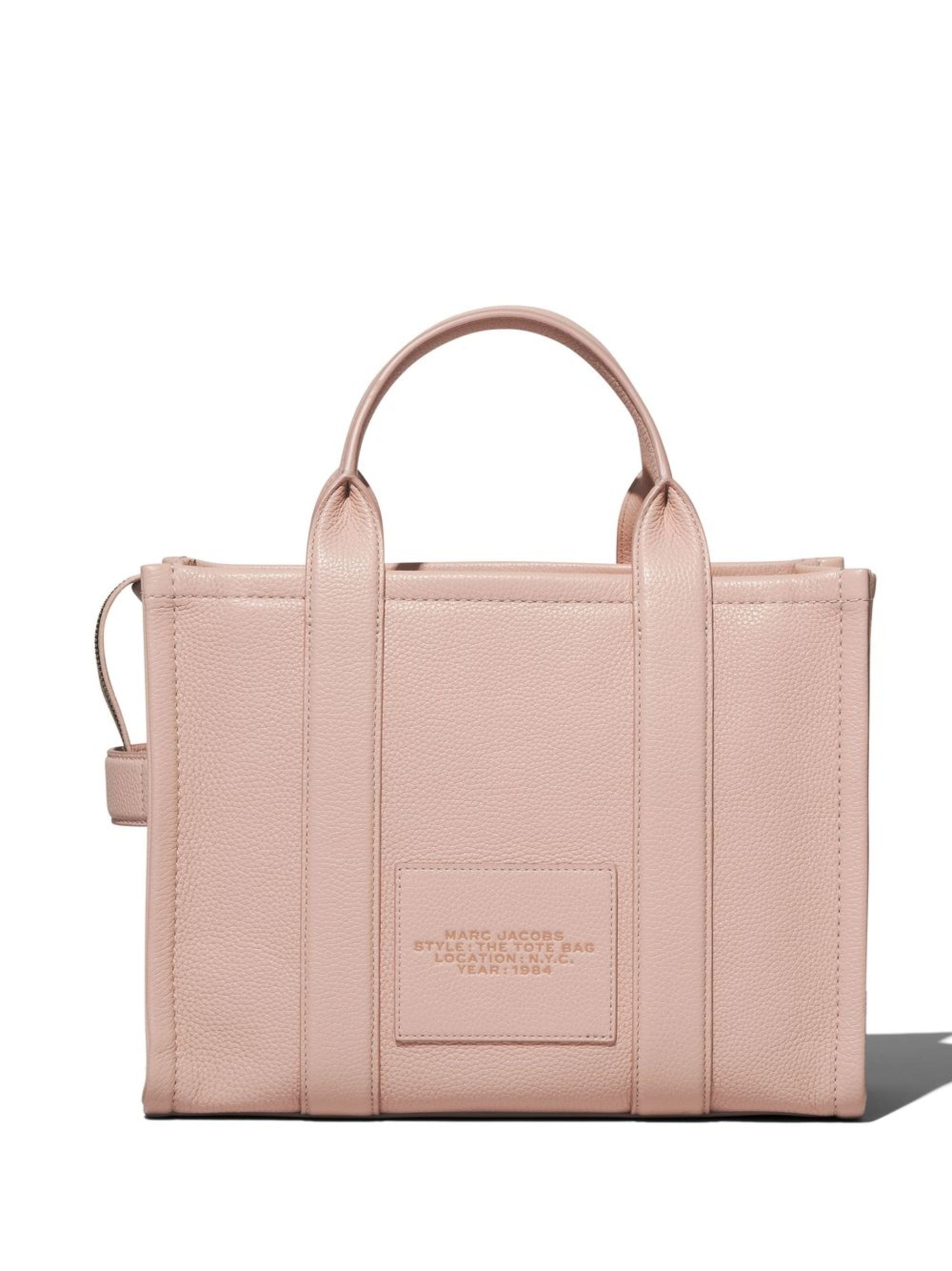 Marc Jacobs Leather Medium Tote Bag Rose