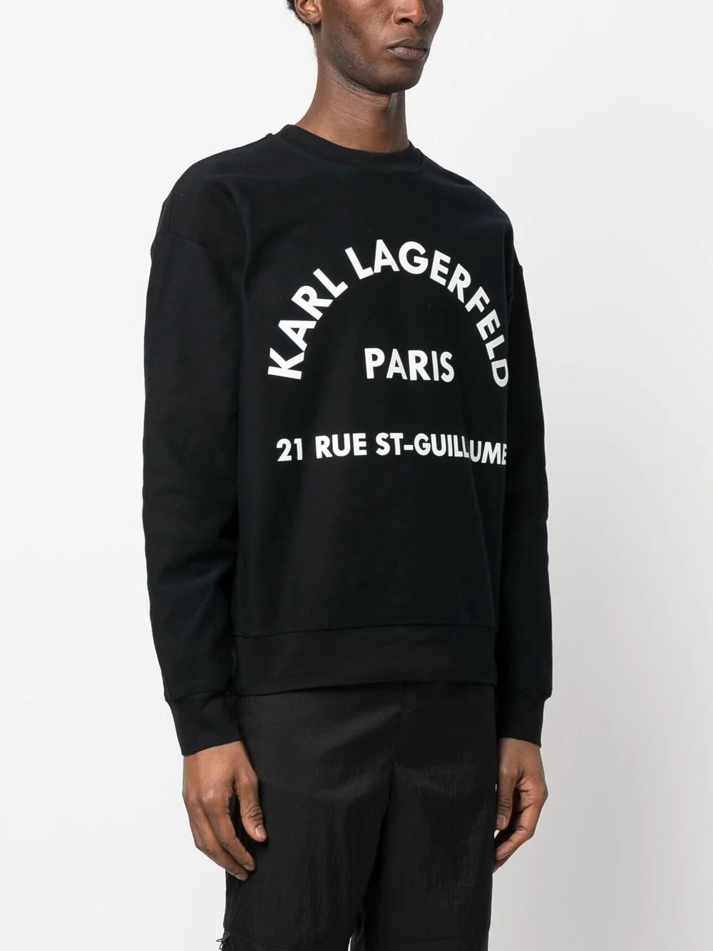 Karl Lagerfeld 235M1811 Athleisure Rsg Sweatshirt Black