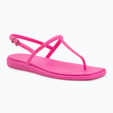 Crocs Womens Miani Thong Flip Sandals In Pink