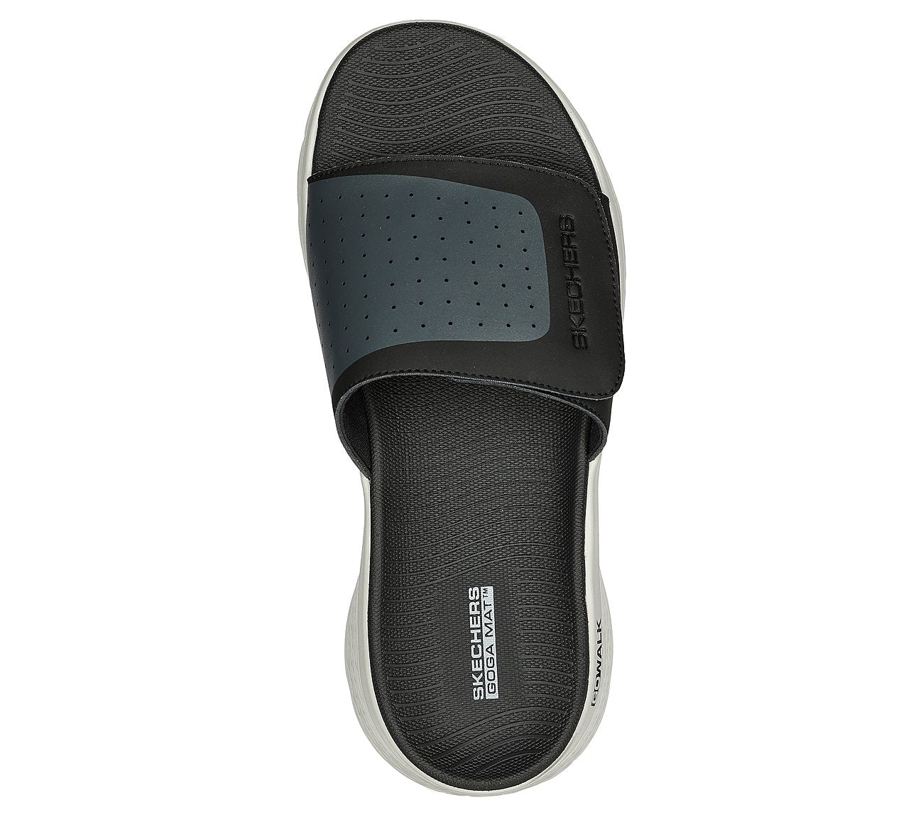 Skechers Mens Go Walk Flex Sandal In Black
