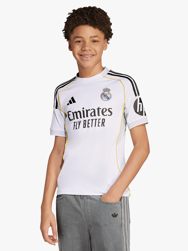 Adidas Youth Real Madrid 25/26 Home Jersey