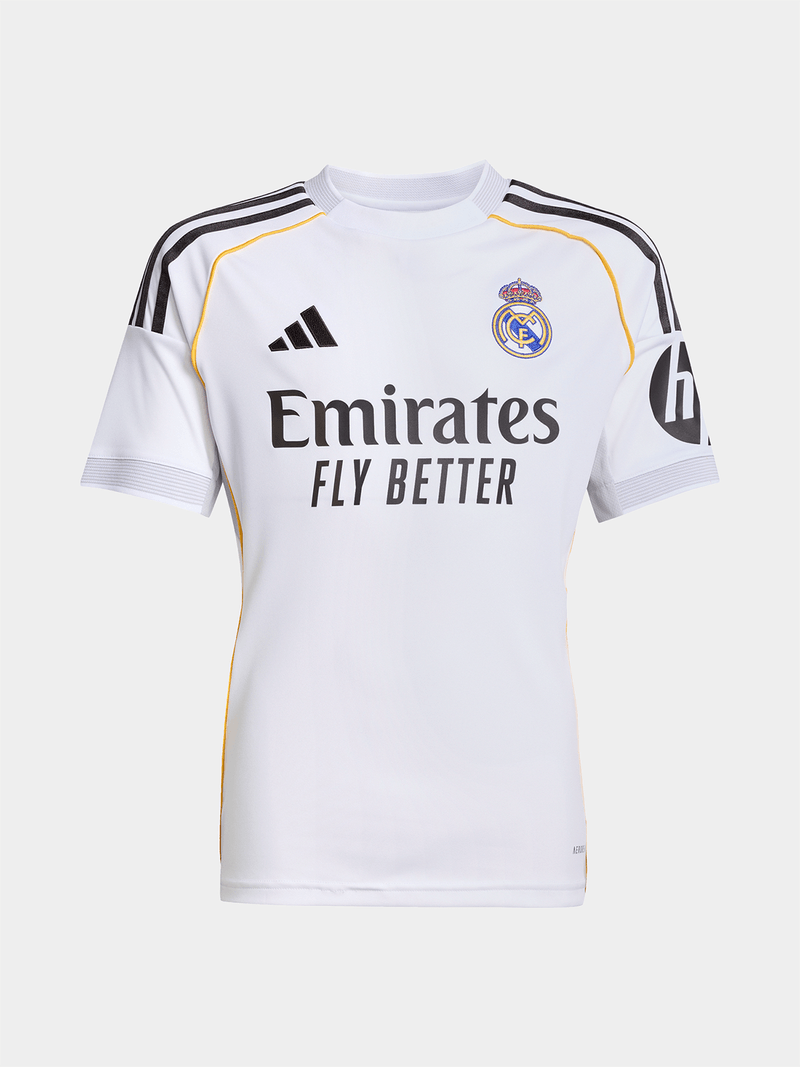 Adidas Youth Real Madrid 25/26 Home Jersey