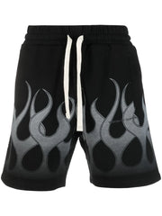 Vision Of Super Vs00480 Shorts With Grey Flames Black