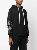 Vision Of Super Vs00478 Hoodie With Grey Flames Black