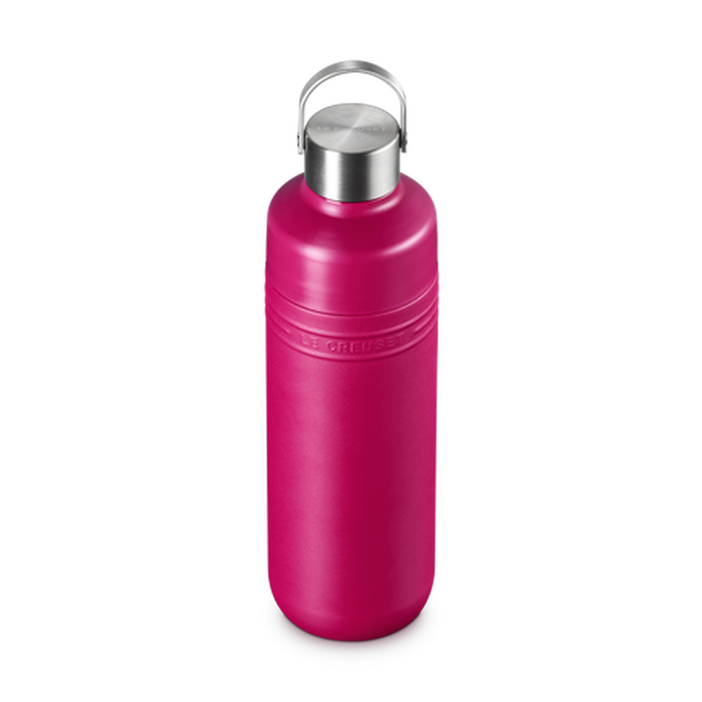 Le Creuset On The Go Insulated Water Bottle 1L In Berry