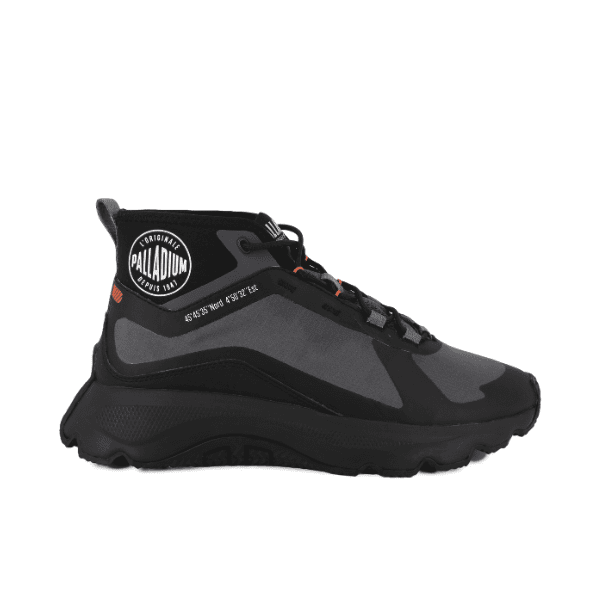 Palladium Mens Thunder Mid Shoes In Black