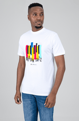 Ben Sherman Mens Modern Jazz T-Shirt White
