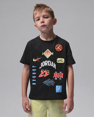 Jordan Boys Boys Dynasty Patch T-shirt In Black