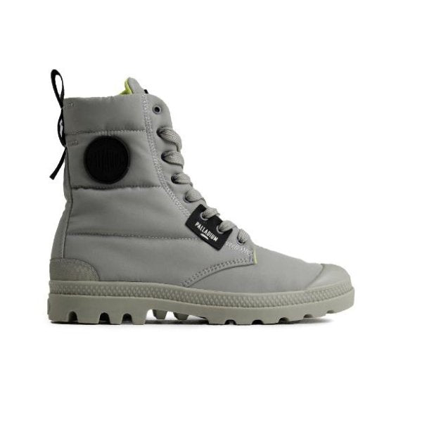 Palladuim Womens Pampa Hi Overcush Shoes In Soft Green