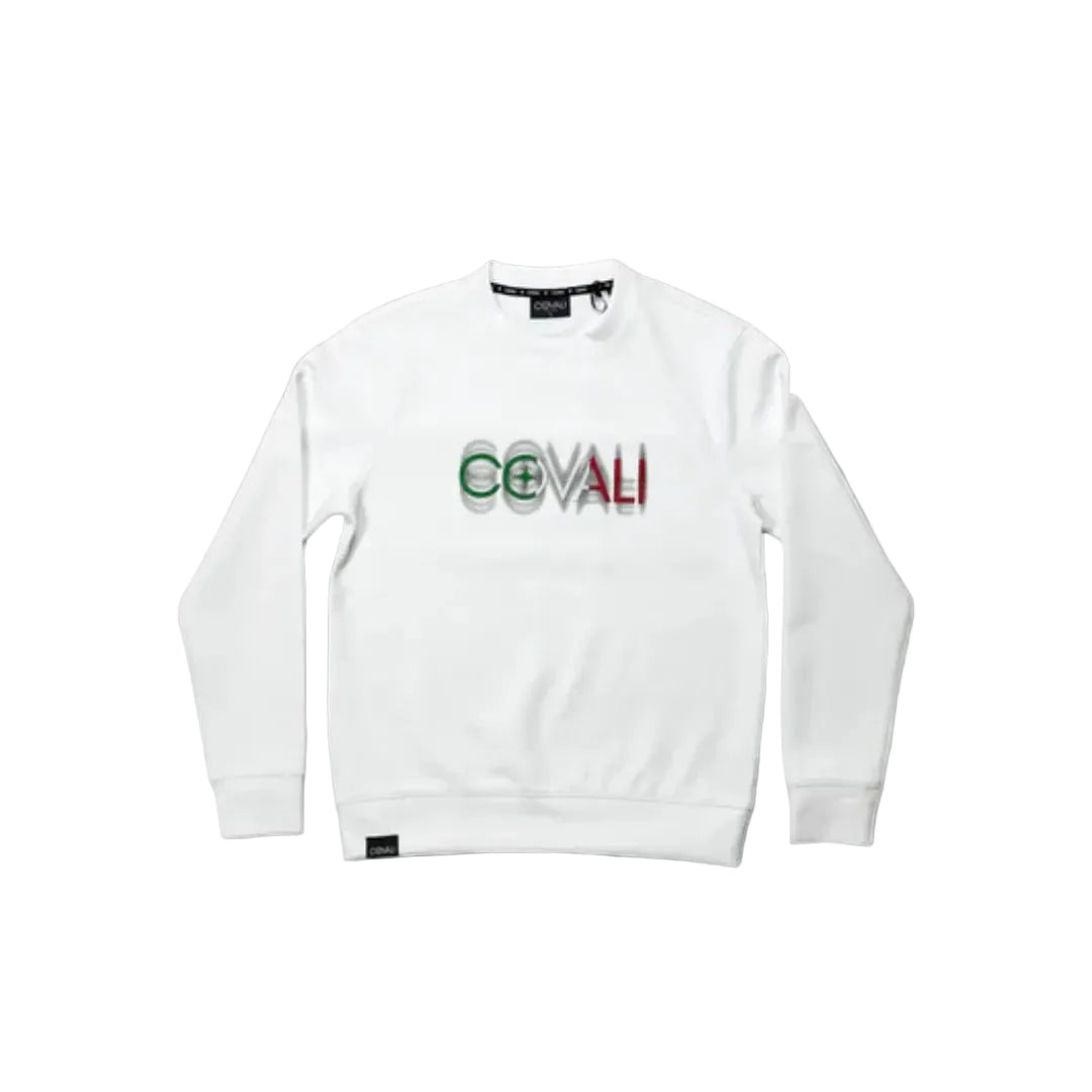 Covali Mens Roma Sweatshirt In White