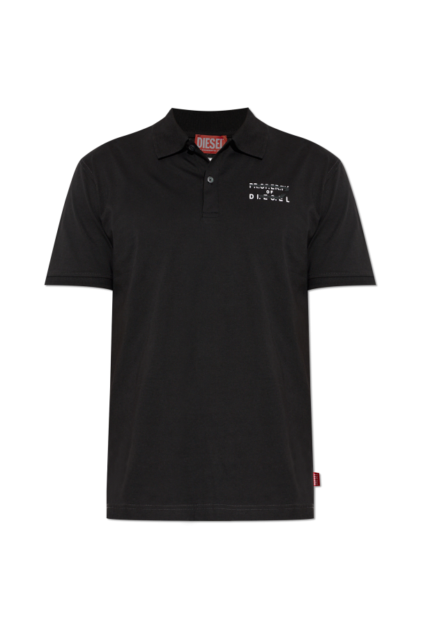 Diesel Mens T-Rejust-V2 Golfer In Black