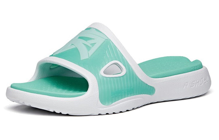 Anta Mens Basketball Slippers In Green & White