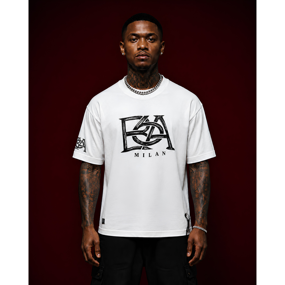 Covali Mens BA6 Luna T-Shirt In White
