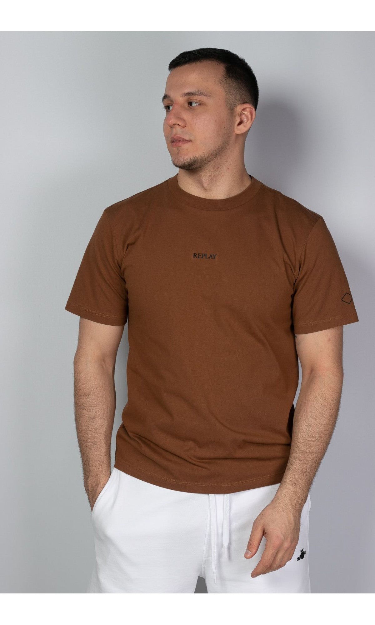 Replay M6795 2660 Tee 442 Brown