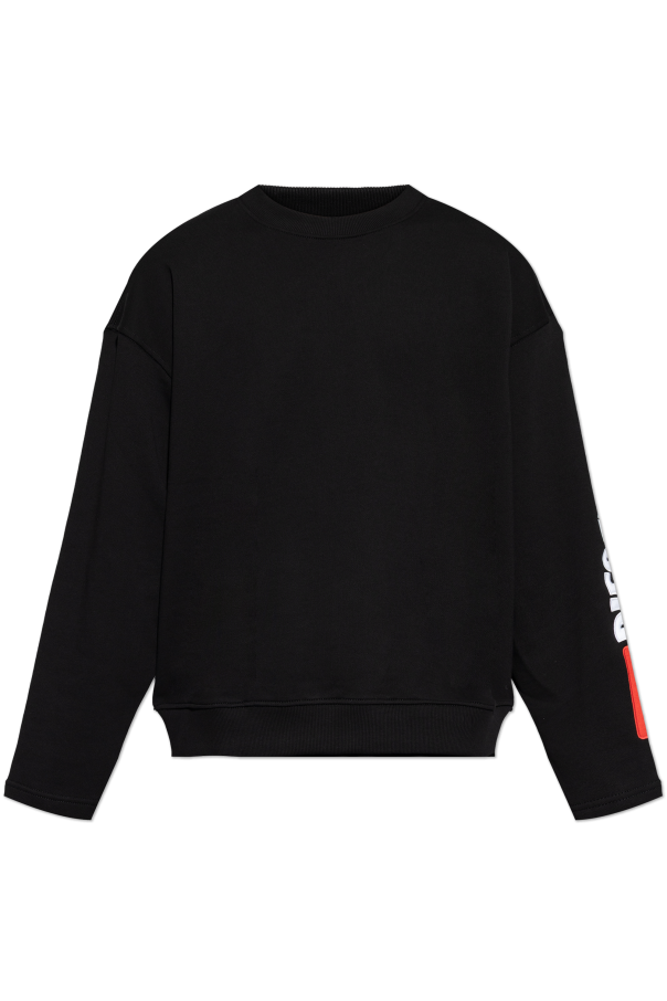 Diesel Mens S-Boxt-Nc Crew Sweatshirt In Black