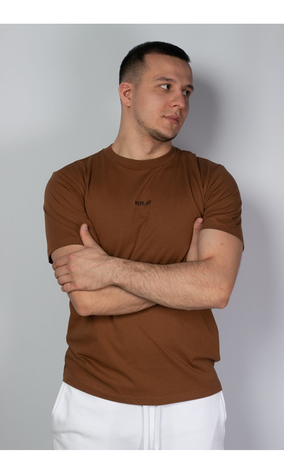 Replay M6795 2660 Tee 442 Brown