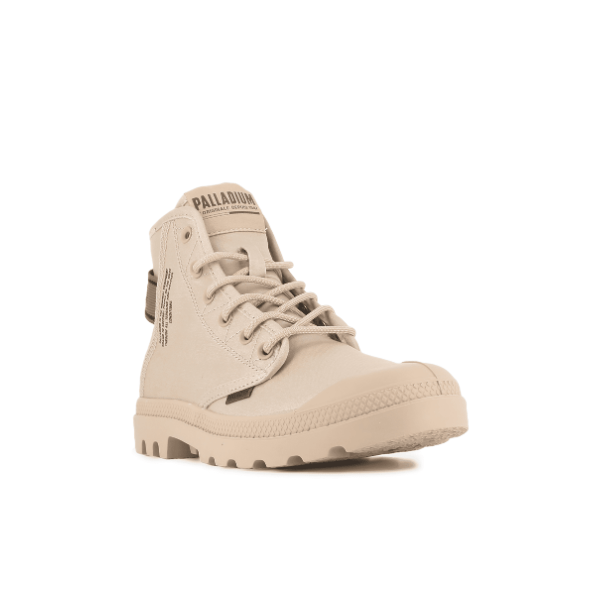 Palladium Mens Pampa Hi dare Shoes In Warm Sand