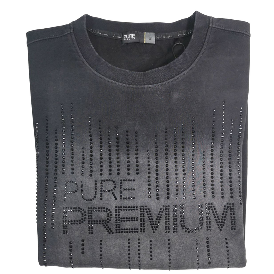 Pure Premium Mens Crema Grey Sweater