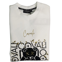 Covali Mens Siena Off White Sweater