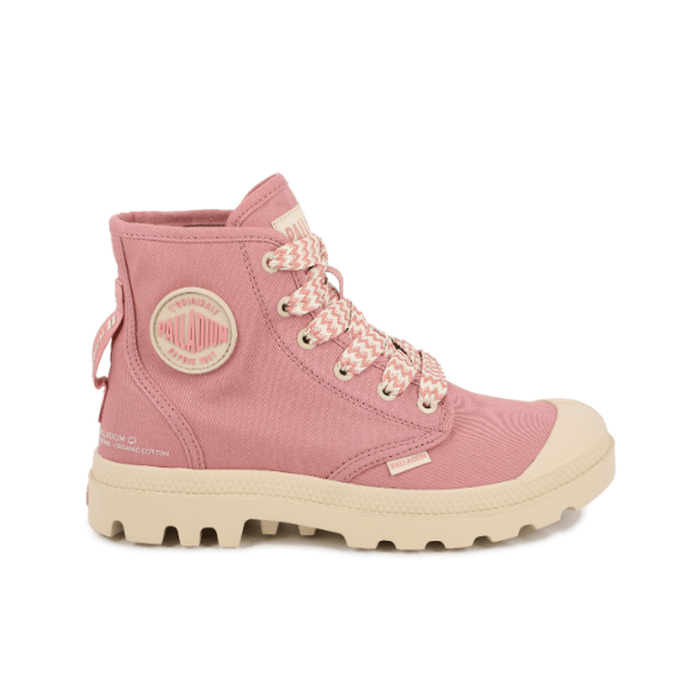Palladium Womens Pampa Hi HTG Shoes In Rose