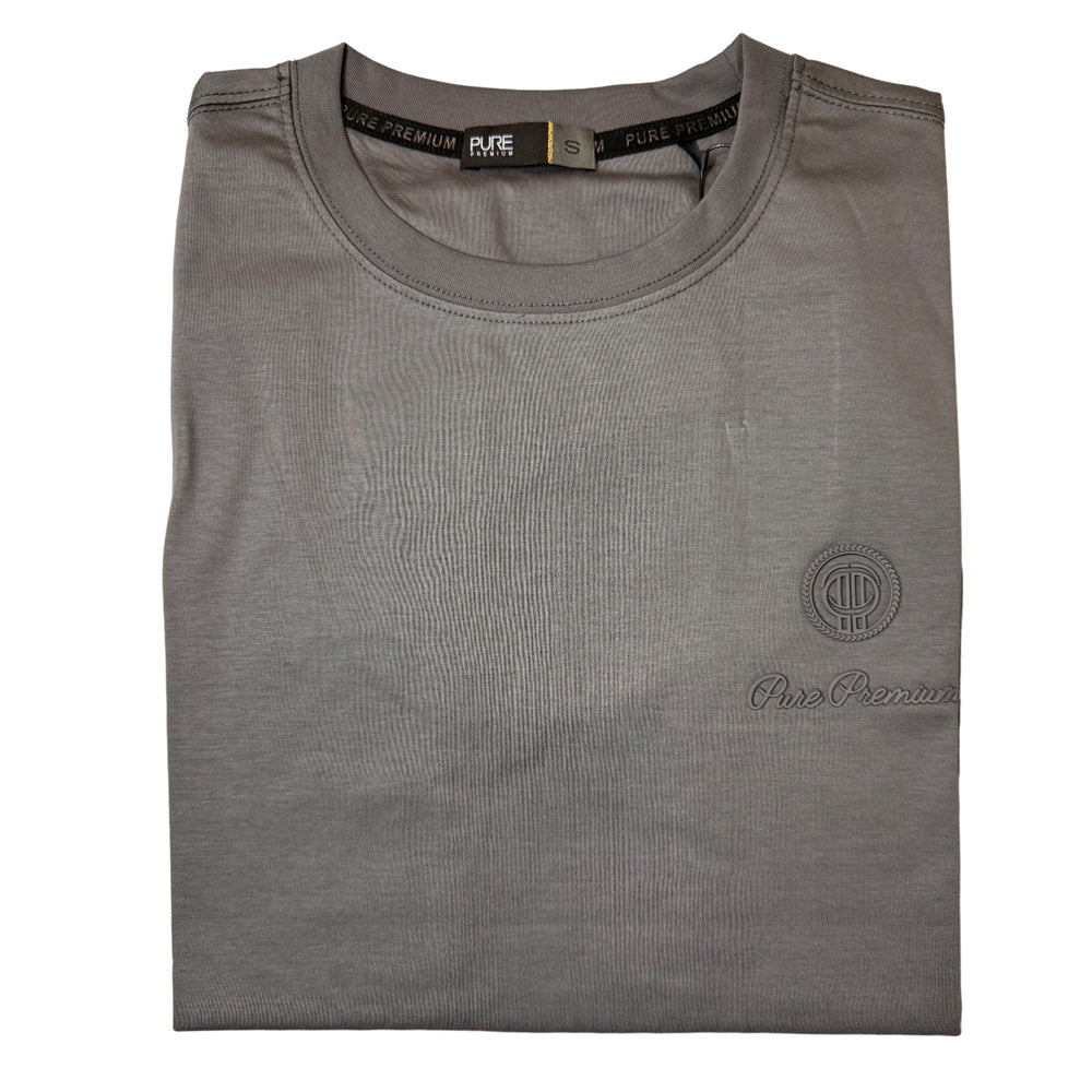 Pure Premium Mens esen T-Shirt In Charcoal