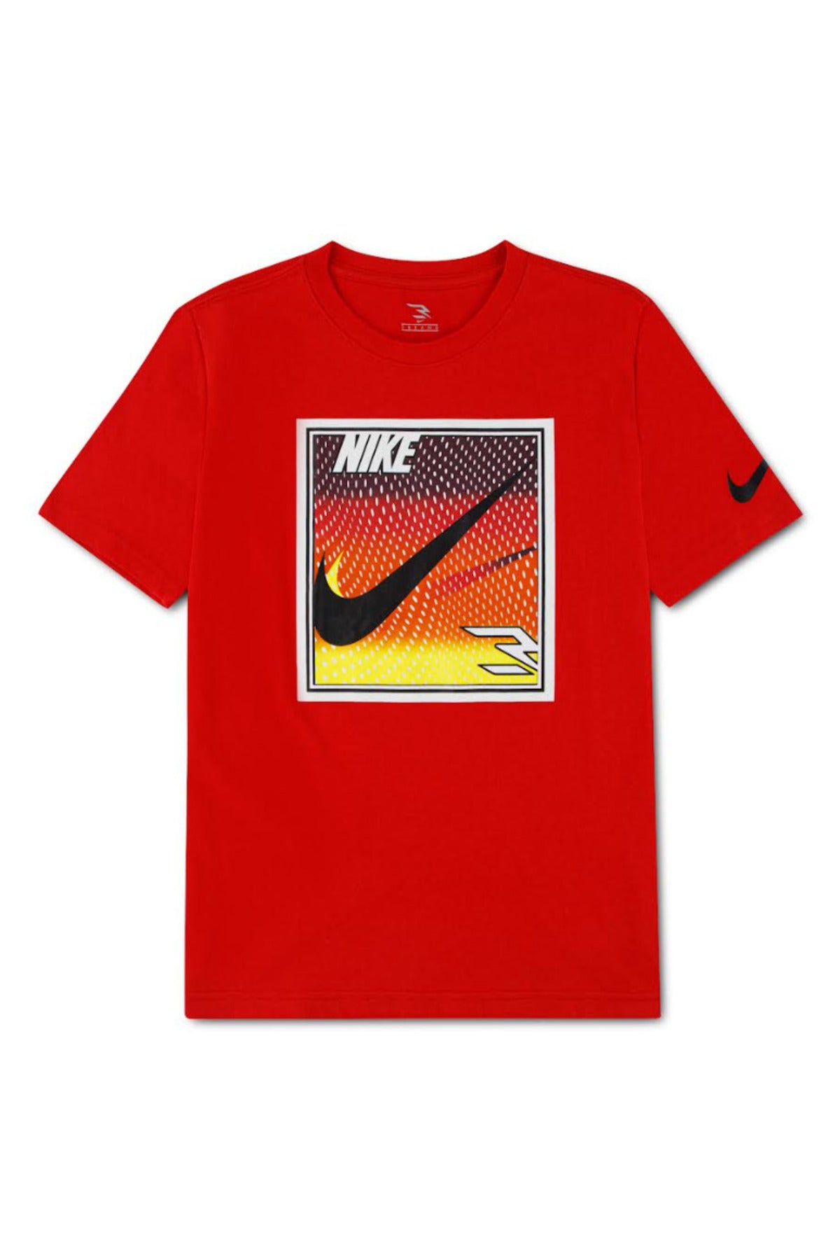 Nike Boys Pop Mesh Graphic T-Shirt In  Red