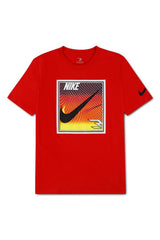 Nike Boys Pop Mesh Graphic T-Shirt In  Red