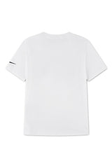 Nike Boys Spliced Swoosh T-Shirt In White