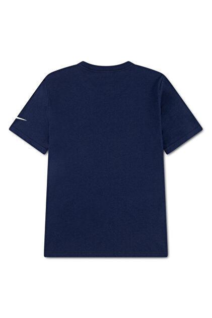 Nike Boys Gradient Collegiate T-Shirt In Navy